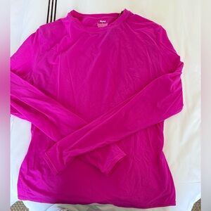 SKIMS Fuchsia Long Sleeve Top